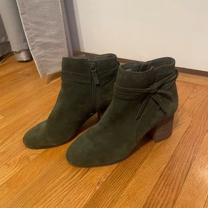 Army green booties